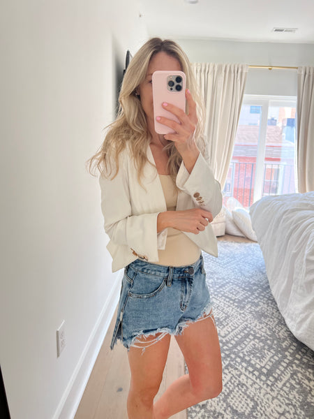 The Clara Women's Blazer in White