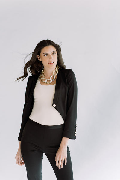 The Clara Women's Blazer in Black