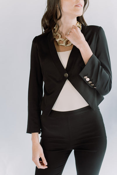 The Clara Women's Blazer in Black