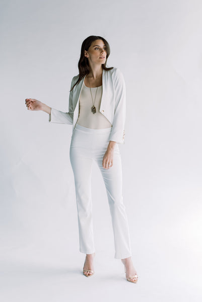 The Clara Women's Blazer in White