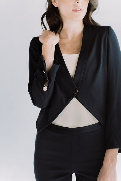 The Clara Women's Blazer in Black