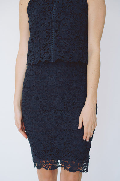 The Blake Pencil Skirt In Navy