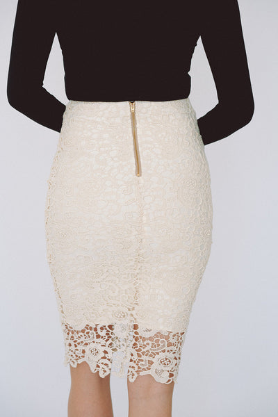 The Blake Pencil Skirt in Black