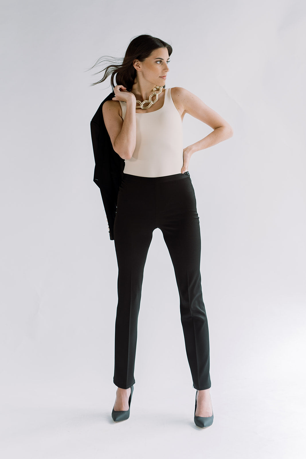 Black Plus-Size Casual & Dress Pants | Dillard's